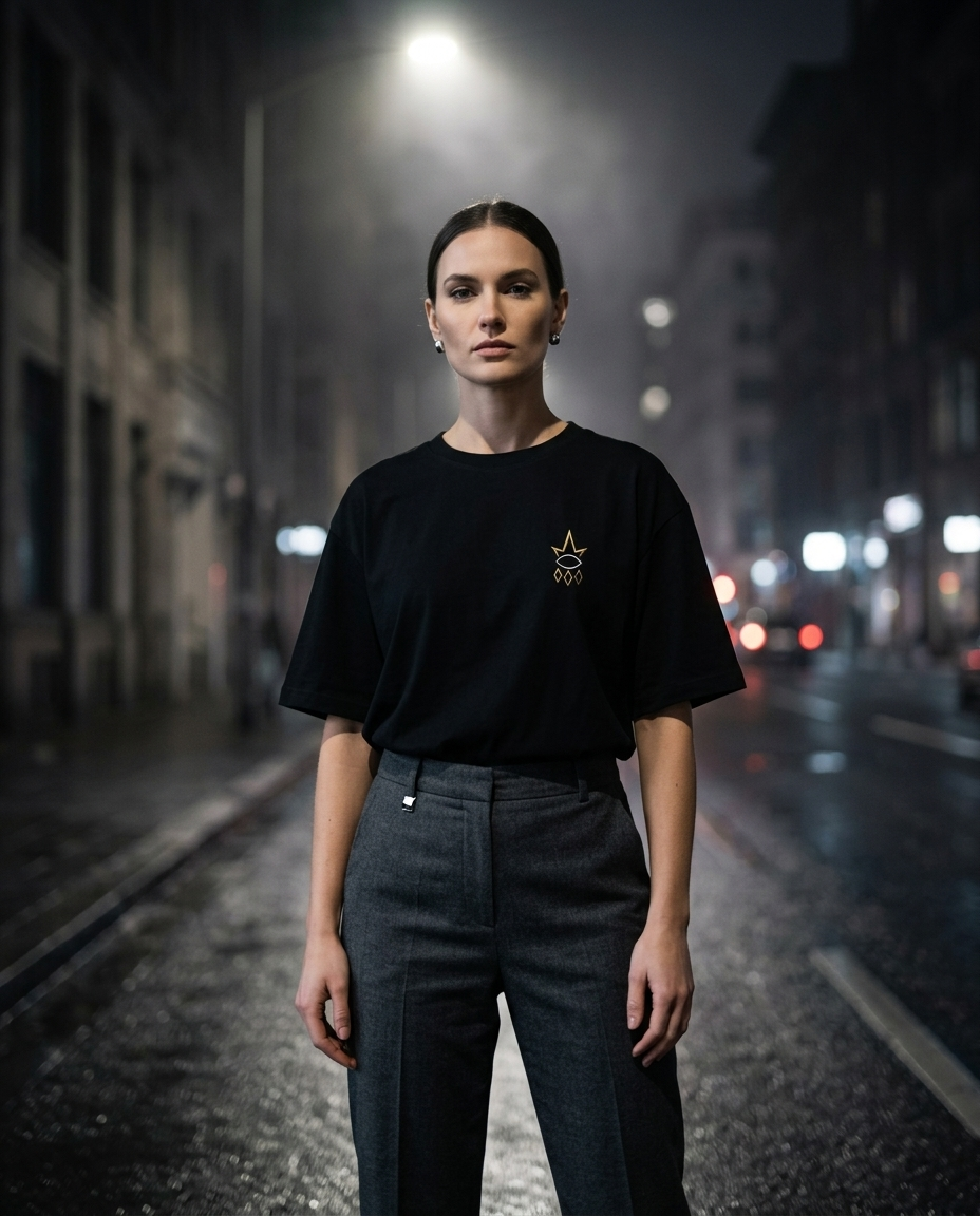 REGN Logo Tee — men's flat lay mockup
